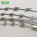 Kaki Berputar Concertina Fencing Hot Dipped Wire